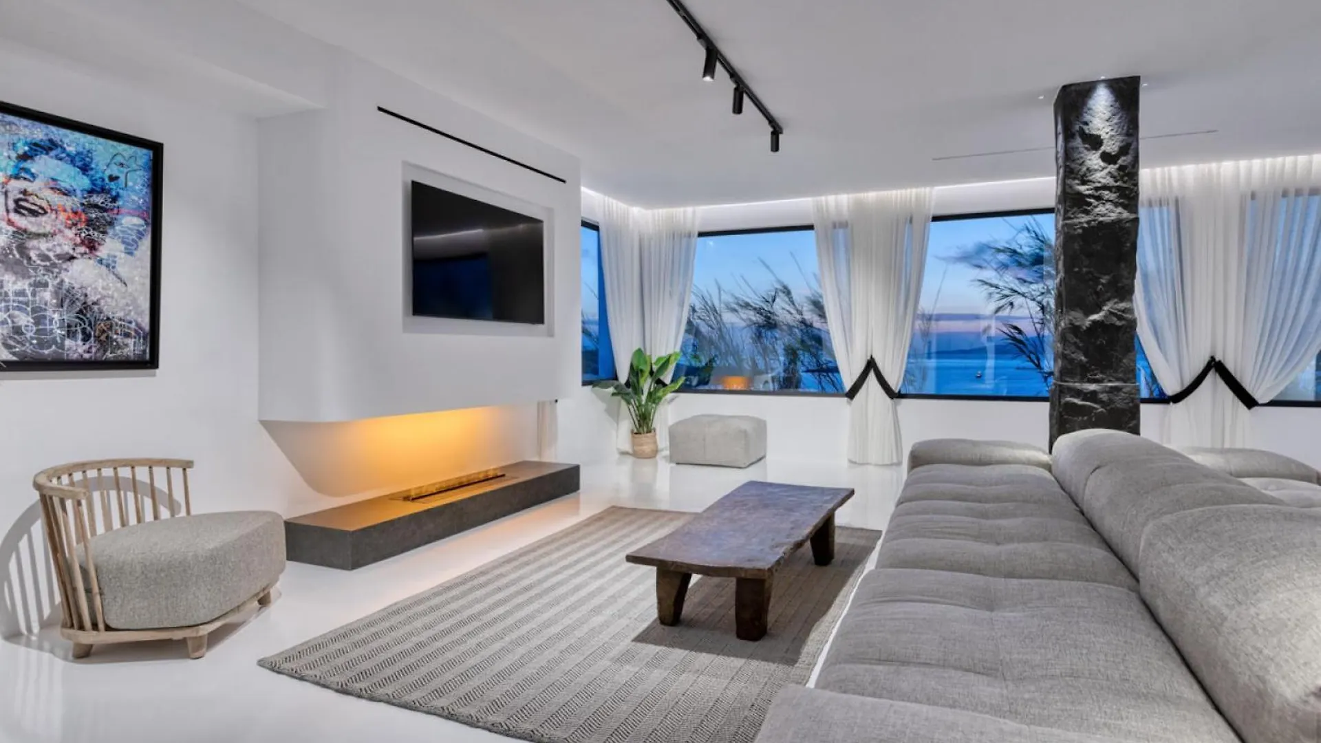 Mykonos Town Black Villa With Cave Heated Pool 0*, Mykonos Town יוון