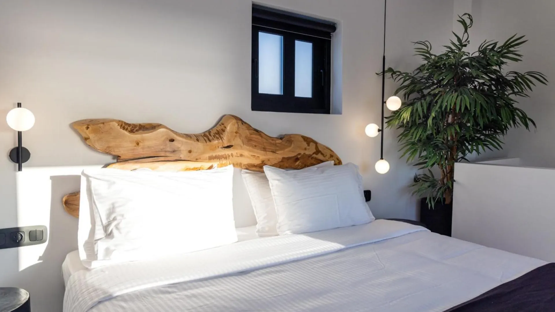 Mykonos Town Black Villa With Cave Heated Pool
